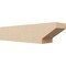 Ekena Millwork 6in. W x 6in. H x 28in. L Clemmons Woodgrain TimberThane Rafter Tail, Primed Tan RFTUR06X06X28CLERCPR - alternate 1